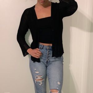 Black Cardigan - Jones New York